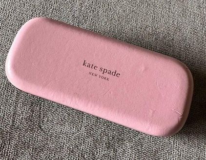 Kate Spade Pink and Green Glasses Case - $14 - From Kitty
