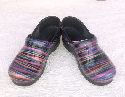 Louis Vuitton Leather Mules & Clogs In Multicolour