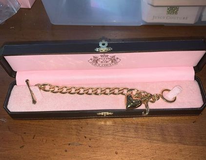 Juicy Couture Starter Charm Bracelet, Pink  Juicy couture bracelet, Girly  jewelry, Pretty jewellery