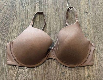 SKIMS NWT FIts Everybody T-Shirt Underwire Push-Up Bra Oxide