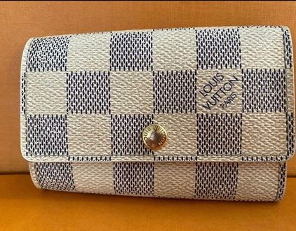 Louis Vuitton Damier Azur 4 Ring Key Holder