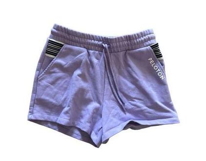 Peloton Purple Sweat Workout Shorts Size Small - $21 - From Patricia