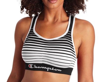 Champion Black & White Sports Bra Size L - $18 New With Tags