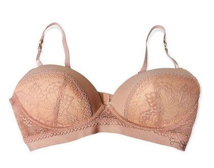 Jessica Simpson Blush Pink Bra Lace Trim Women's Size 36B - $20