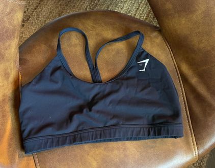 Gymshark sports bra size large Black - $30 - From Madison