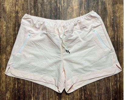 Magellan SMALL Pink & White Striped Fishing Gear Outdoor Shorts