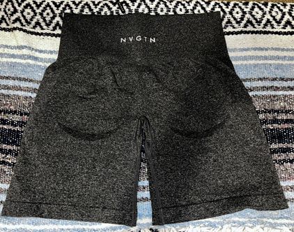 NVGTN Contour Seamless Shorts - Black Speckled