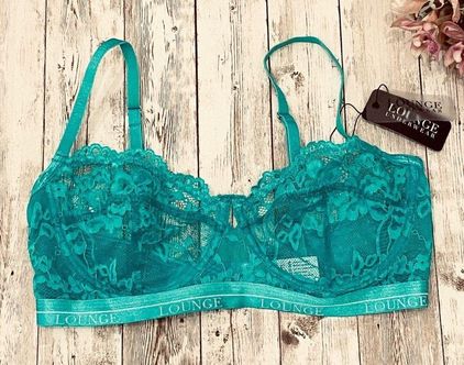 Lounge Underwear Emerald Blossom Balcony Bra 34E Size undefined - $45 New  With Tags - From Beadsatbp