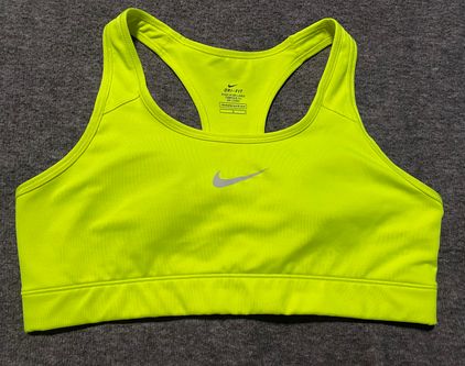 Nike Sports Bra High Support Size Large Neon Yellow Highlighter Bright  Color - $15 (66% Off Retail) - From Royal