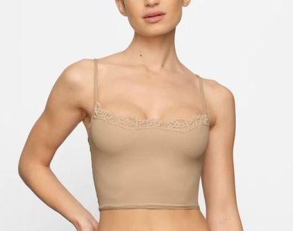 SKIMS Lace Cami NWT M Tan Size M - $34 New With Tags - From Ali