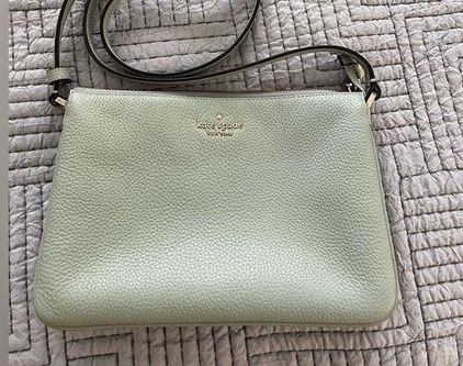 Kate Spade Bailey Textured Leather Crossbody Bag Purse Handbag (Avalon Mist  Green): Handbags: Amazon.com