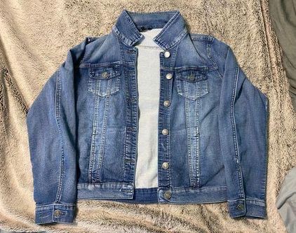 Royal Blue & White “Buffalo” New York Denim Jacket – Humble Beginnings USA