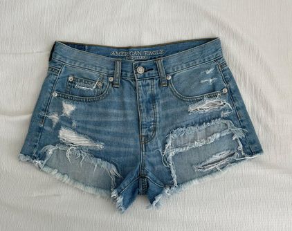 American Eagle jean shorts Blue Size 2 - $30 (45% Off Retail) New With Tags  - From Emily