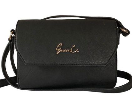 Gussaci Pebbled Vegan Leather Shoulder Handbag Whipstitch Detail Espresso  Brown | eBay