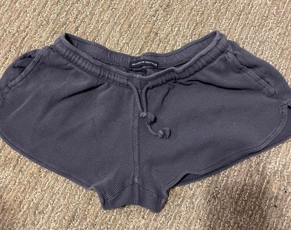 Brandy Melville Thermal Shorts Blue - $8 (60% Off Retail) - From Abby