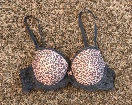 Victoria's Secret, Intimates & Sleepwear, Victorias Secret Leopard Print Demi  Bra