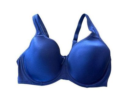 Wacoal Basic Beauty Underwire Bra Size 38D 853192 Blue Full Coverage Womens  - $23 - From Stephanie