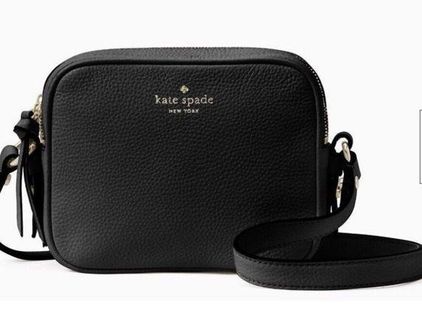 Kate Spade Black Pebble Leather Mulberry Street Pyper Mini