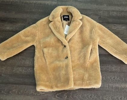 Zara teddy clearance bear jacket