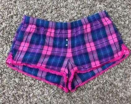 Victoria's Secret vintage plaid flannel pajama shorts Size M - $22