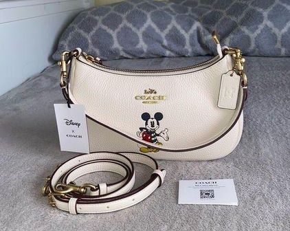 Coach Disney X Teri Shoulder Bag With Mickey Mouse - $169 New