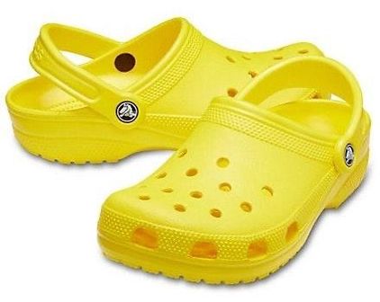 yellow crocs size 10