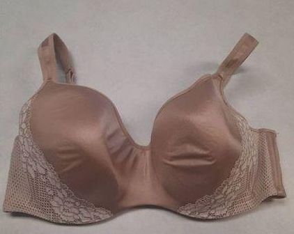 Cacique Size 44DDD Lightly Lined Smooth Balconette Lace Beige - $30 - From  Ashley