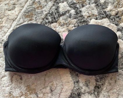 PINK - Victoria's Secret Strapless Bra — 32C Black Size 32 C - $24 (40% Off  Retail) - From Morgan