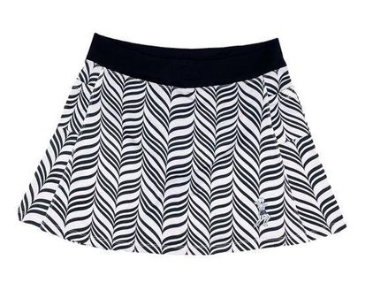 Running Skirts Black & White Candy Stripe Stretch Running Skort Women's  Size 4 - $22 - From Megan