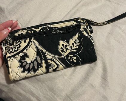 Vera Bradley Lightly used black and white wallet - $15 - From Katy