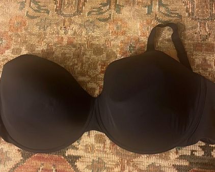 Skims Fits Everybody Unlined Underwire Bra In Onyx