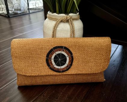 Ruffle Jute Clutch Burlap Bag Purse Handbag - Etsy