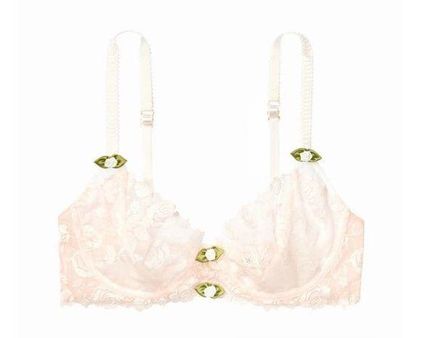 By Anthropologie Sweetheart Bra Top In White