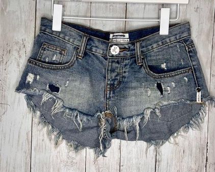 One Teaspoon Hunters Mid Length Relaxed Shorts - 80s Blue –  soulclothing.co.nz
