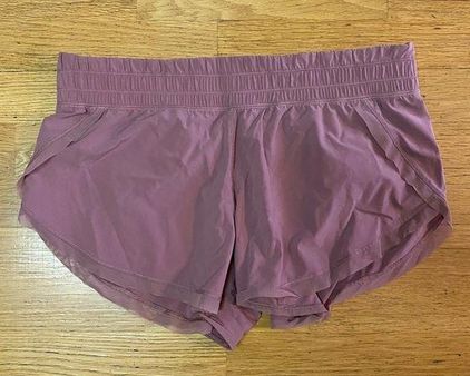 Lululemon Pink Taupe Hotty Hot Outdoor Running Shorts 12 - $32