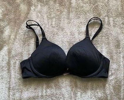 Victoria's Secret Black Double Strap Adjustable Bra Black Size