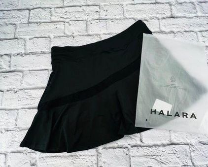 Halara NWT Tennis Skirt Women's Size XL Black Mid Rise Drawstring 2 in 1  Flare - $30 New With Tags - From Kathleen