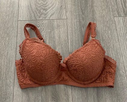 Aerie Push-up Lace Bra Orange Size 36 B - $9 - From Rowdy