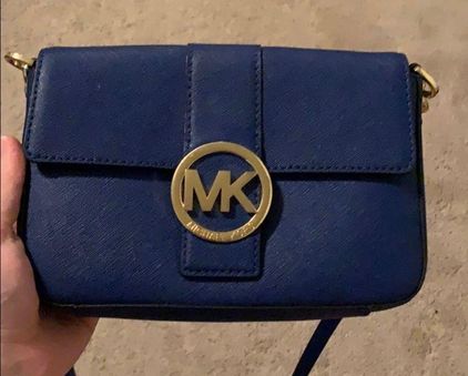 Michael Kors Royal Blue Large Jet Set Tote in Saffiano Leather | eBay