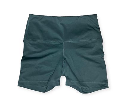 Yogalicious Lux Activewear Green High Rise Biker Shorts - $13