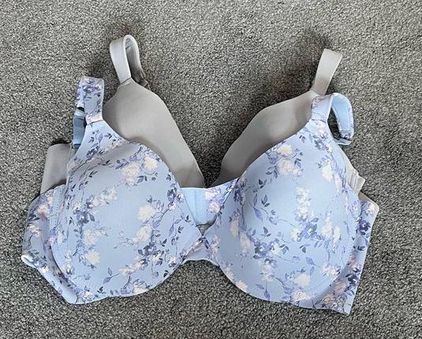 Jessica Simpson periwinkle blue and grey floral bra Size undefined - $12 -  From Bella