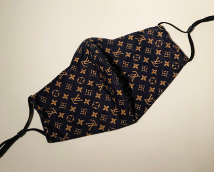 LV Navy Blue Ski Mask