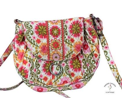 Vera Bradley Lola Hope Toile Handbag Quilted Purse Floral Birds Pink Peach  | Quilted purses, Purses, Handbag