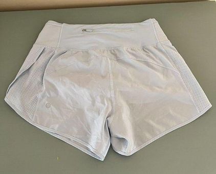 Lululemon Real Quick Shorts Women Size 4 Breezy Light Blue - $40