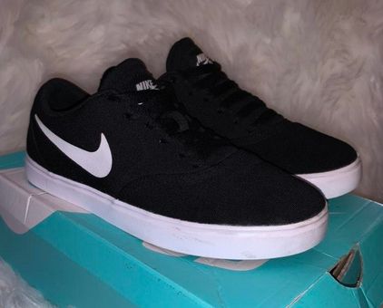 dilemma Zaailing Serena Nike SB Check Solar Canvas (GS) Black Size 5.5 - $55 (15% Off Retail) -  From Denise