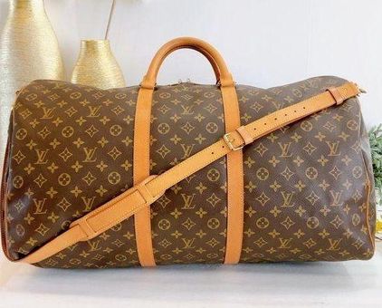 Louis Vuitton BEAUTIFUL ❤️Authentic Keepall 60 Bandouliere w/ strap  Monogram - $1191 - From Uta