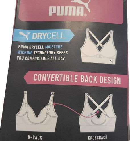 NWOT Puma Active Athletic Sports Bras Small Bra Cup Size 32 C & D 34 A & B)  Pink
