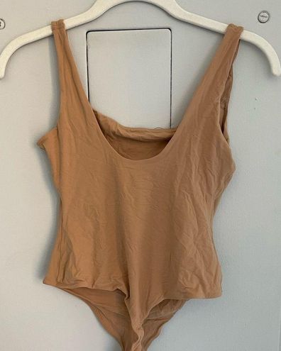 SKIMS Ochre Square Neck Bodysuit M Size M - $32 - From Chloe