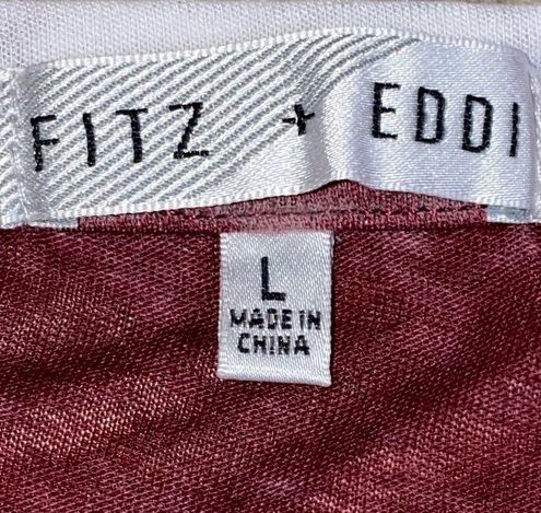 Fitz + Eddi, Tops, Fitz Eddi Maroon Shirt