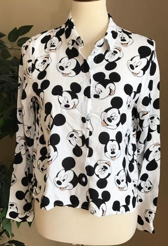 Mickey mouse hot sale blouse h&m